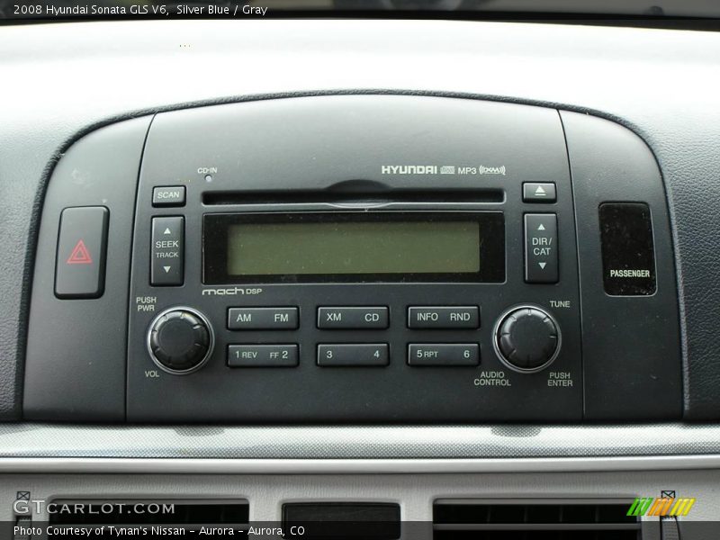 Silver Blue / Gray 2008 Hyundai Sonata GLS V6