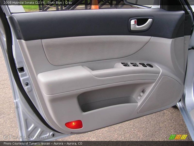 Silver Blue / Gray 2008 Hyundai Sonata GLS V6