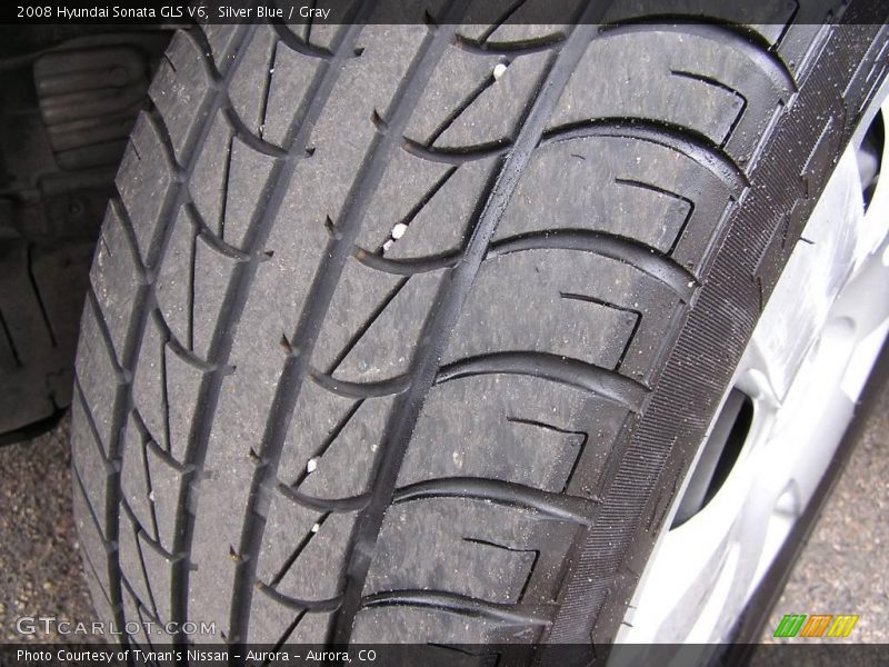 Silver Blue / Gray 2008 Hyundai Sonata GLS V6