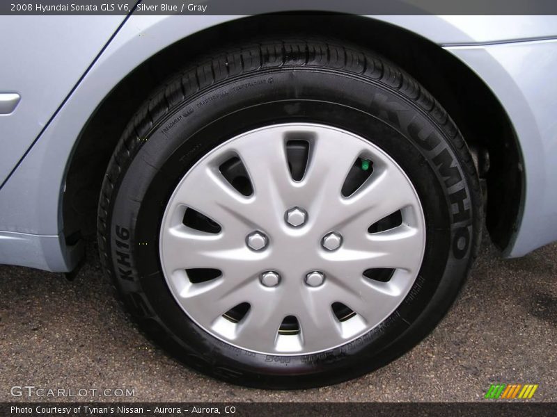 Silver Blue / Gray 2008 Hyundai Sonata GLS V6