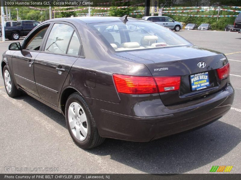 Cocoa Metallic / Camel 2009 Hyundai Sonata GLS