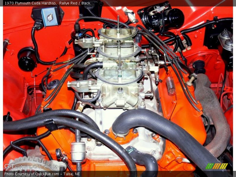Rallye Red / Black 1970 Plymouth Cuda Hardtop