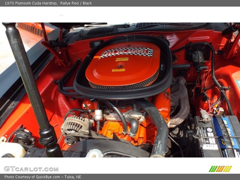 Rallye Red / Black 1970 Plymouth Cuda Hardtop