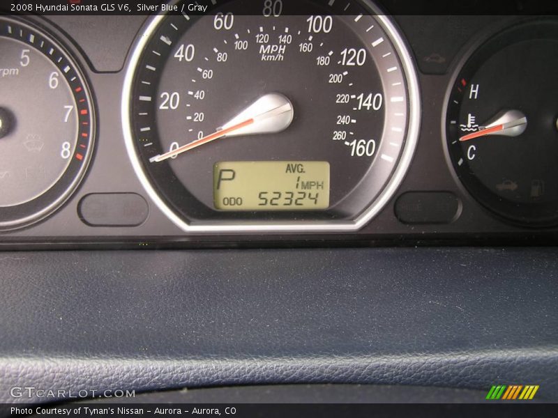 Silver Blue / Gray 2008 Hyundai Sonata GLS V6