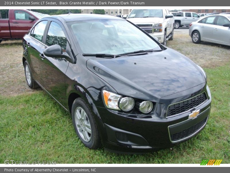 Black Granite Metallic / Dark Pewter/Dark Titanium 2014 Chevrolet Sonic LT Sedan