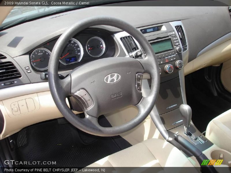 Cocoa Metallic / Camel 2009 Hyundai Sonata GLS