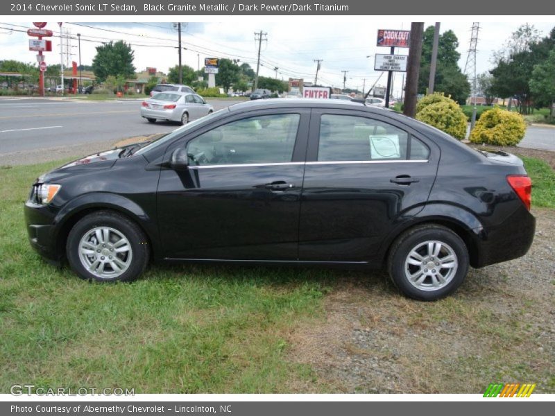 Black Granite Metallic / Dark Pewter/Dark Titanium 2014 Chevrolet Sonic LT Sedan