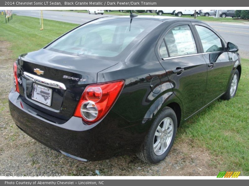 Black Granite Metallic / Dark Pewter/Dark Titanium 2014 Chevrolet Sonic LT Sedan