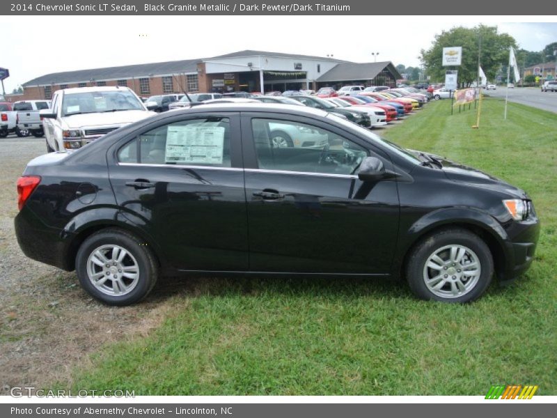 Black Granite Metallic / Dark Pewter/Dark Titanium 2014 Chevrolet Sonic LT Sedan