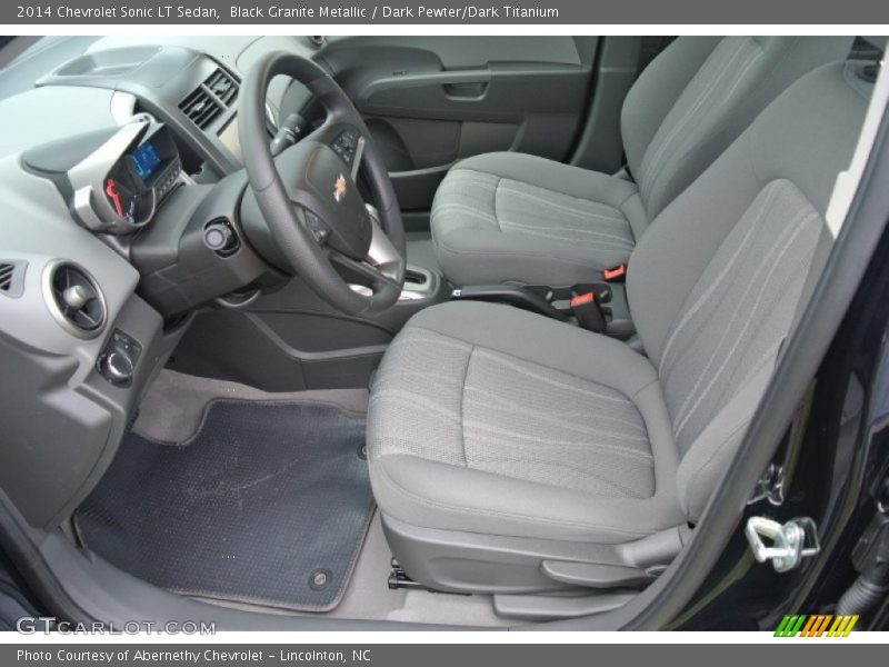  2014 Sonic LT Sedan Dark Pewter/Dark Titanium Interior