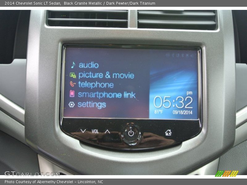 Black Granite Metallic / Dark Pewter/Dark Titanium 2014 Chevrolet Sonic LT Sedan