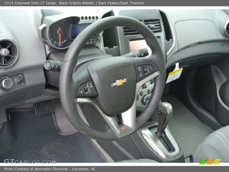 Black Granite Metallic / Dark Pewter/Dark Titanium 2014 Chevrolet Sonic LT Sedan
