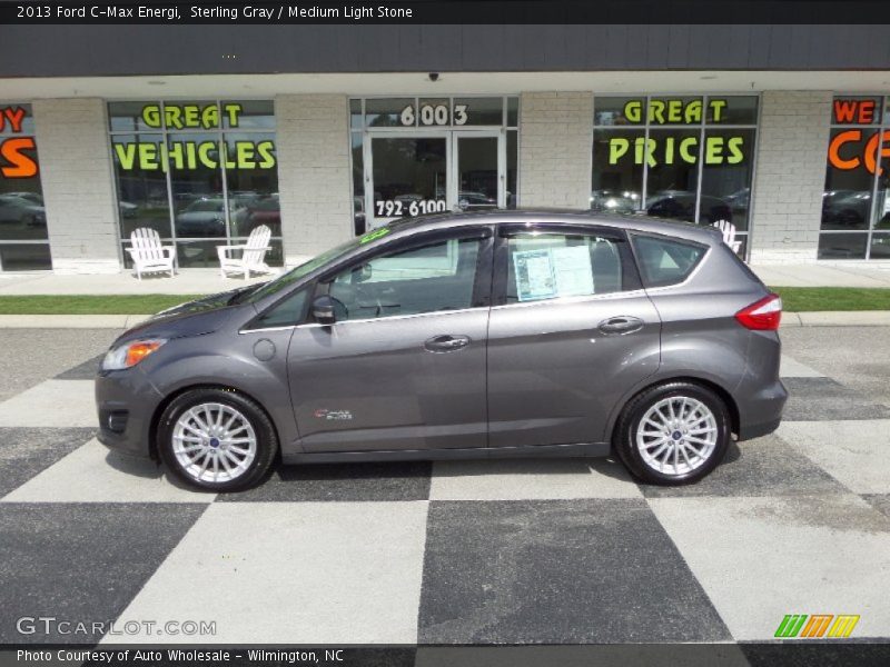 Sterling Gray / Medium Light Stone 2013 Ford C-Max Energi