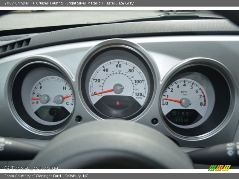 Bright Silver Metallic / Pastel Slate Gray 2007 Chrysler PT Cruiser Touring