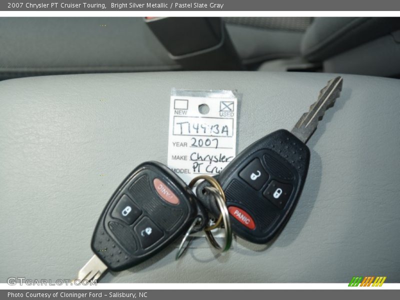 Bright Silver Metallic / Pastel Slate Gray 2007 Chrysler PT Cruiser Touring