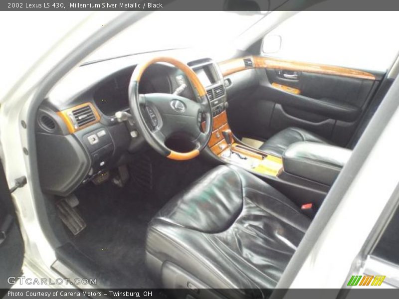 Millennium Silver Metallic / Black 2002 Lexus LS 430