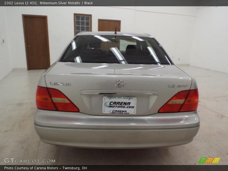 Millennium Silver Metallic / Black 2002 Lexus LS 430