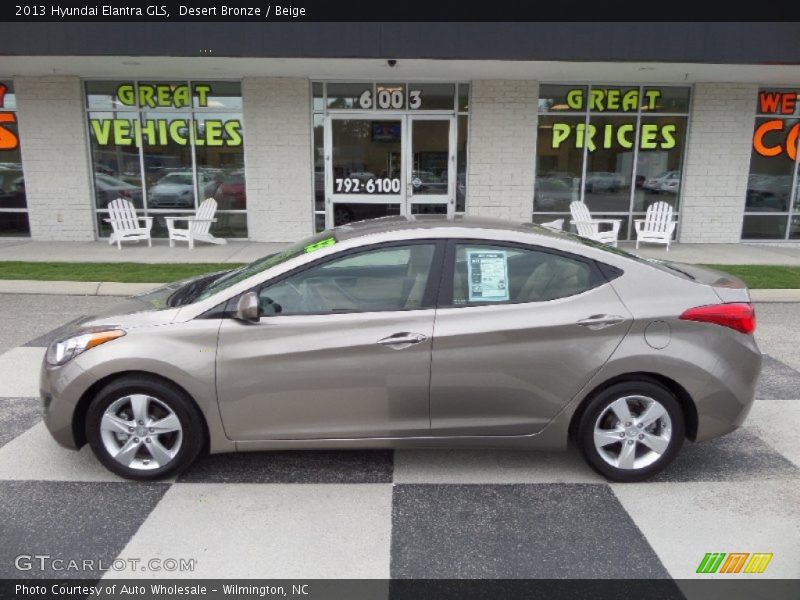 Desert Bronze / Beige 2013 Hyundai Elantra GLS