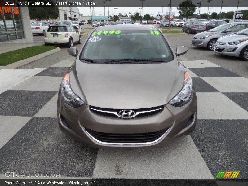 Desert Bronze / Beige 2013 Hyundai Elantra GLS