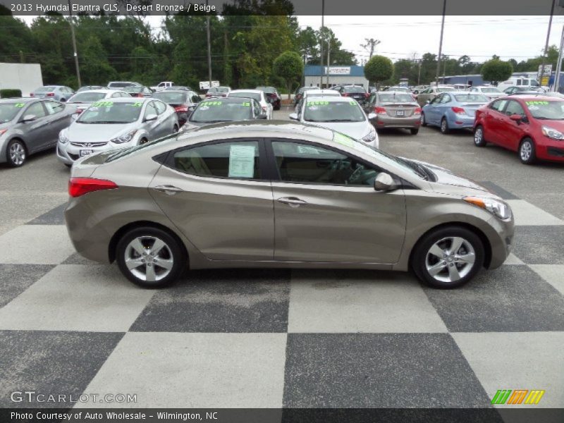 Desert Bronze / Beige 2013 Hyundai Elantra GLS
