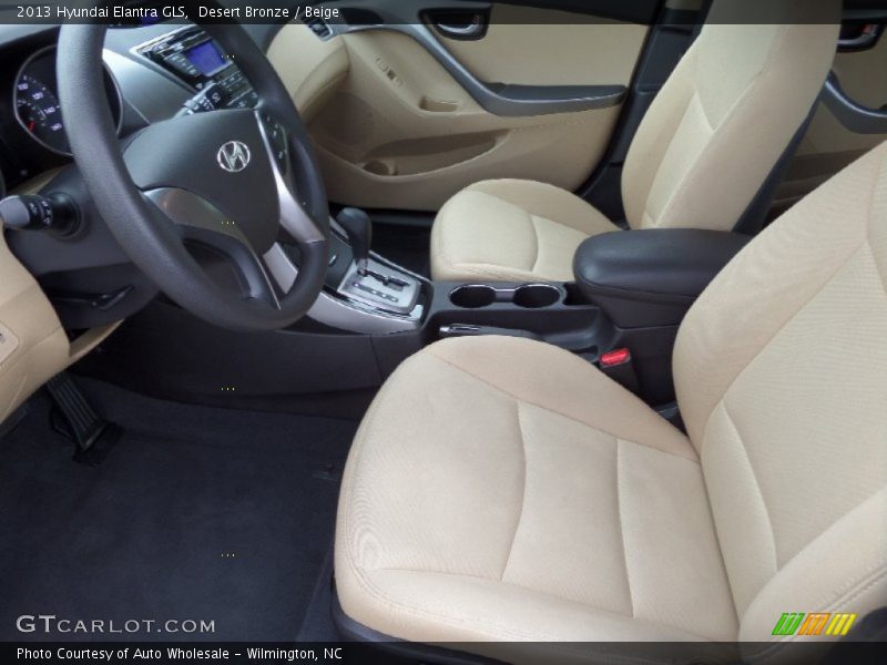 Desert Bronze / Beige 2013 Hyundai Elantra GLS