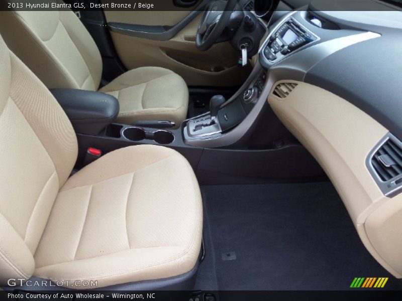 Desert Bronze / Beige 2013 Hyundai Elantra GLS