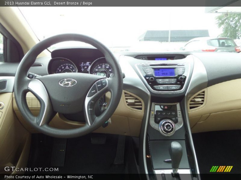 Desert Bronze / Beige 2013 Hyundai Elantra GLS