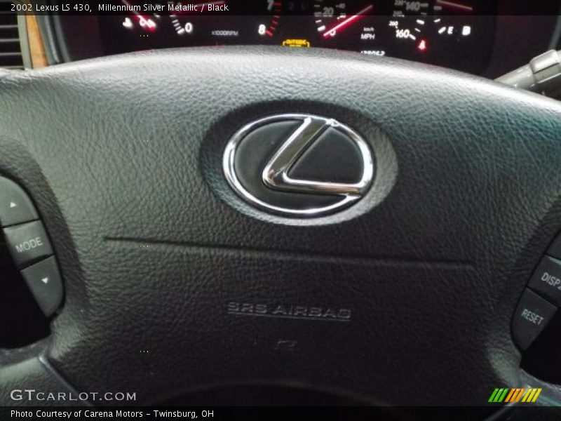 Millennium Silver Metallic / Black 2002 Lexus LS 430
