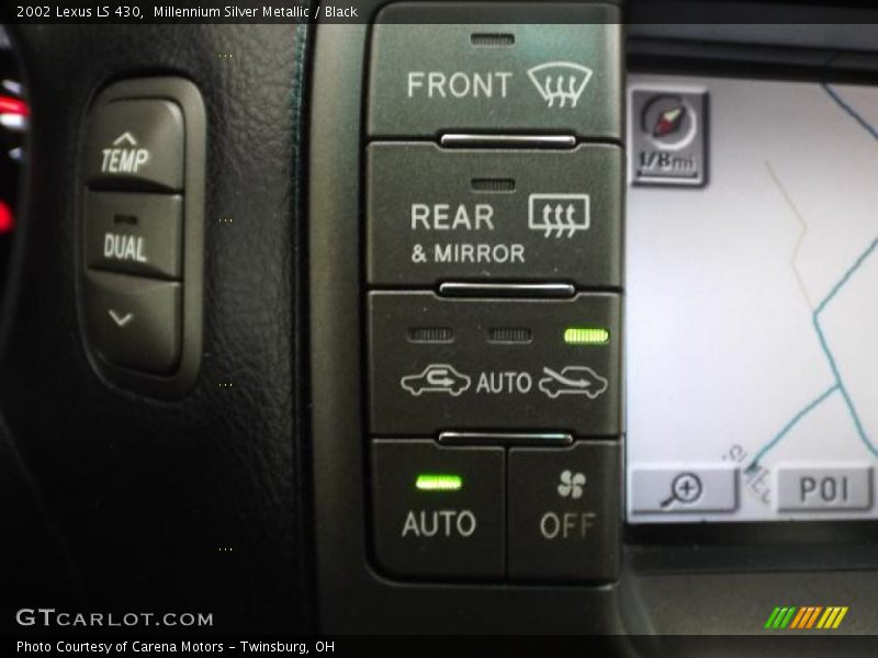 Millennium Silver Metallic / Black 2002 Lexus LS 430