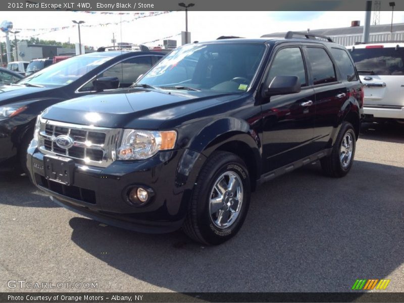 Ebony Black / Stone 2012 Ford Escape XLT 4WD