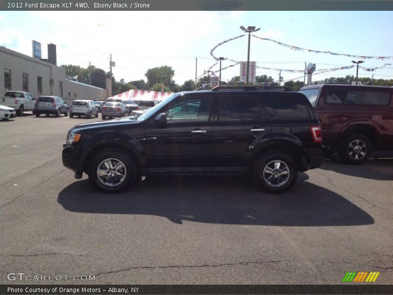 Ebony Black / Stone 2012 Ford Escape XLT 4WD