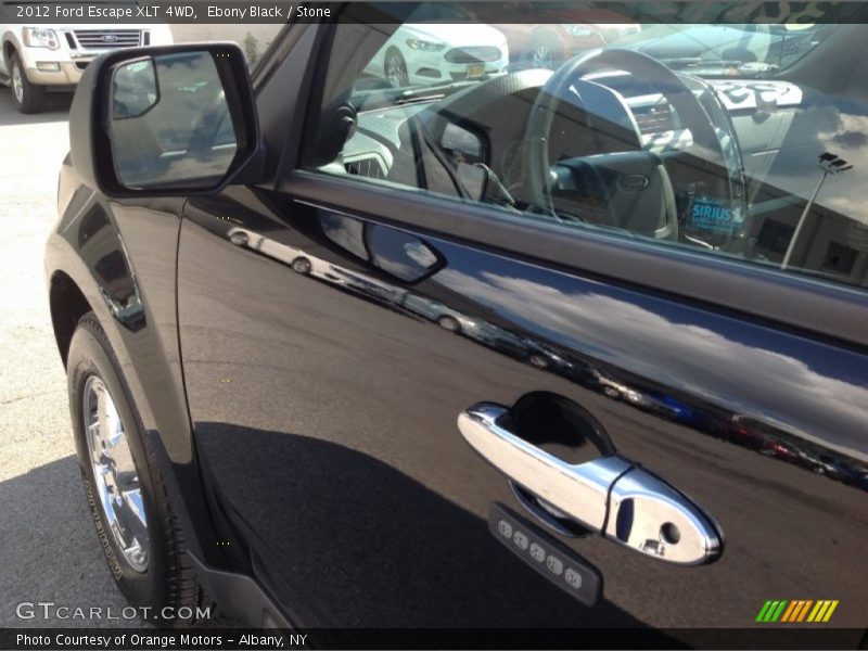 Ebony Black / Stone 2012 Ford Escape XLT 4WD