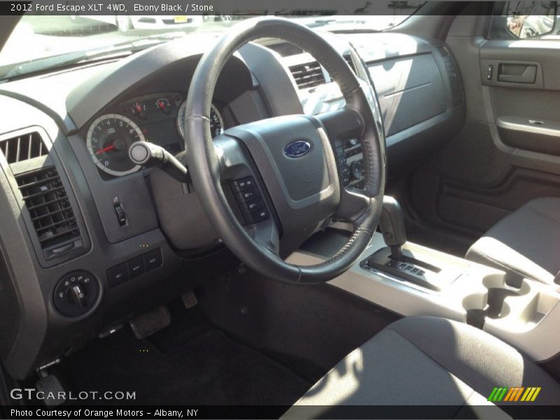Ebony Black / Stone 2012 Ford Escape XLT 4WD