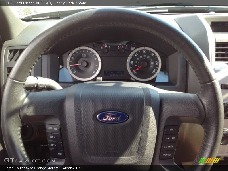 Ebony Black / Stone 2012 Ford Escape XLT 4WD