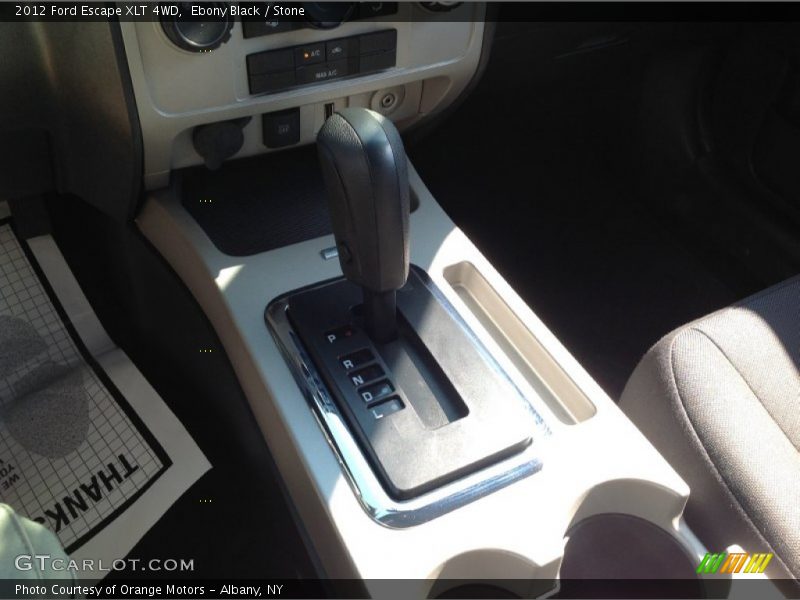 Ebony Black / Stone 2012 Ford Escape XLT 4WD