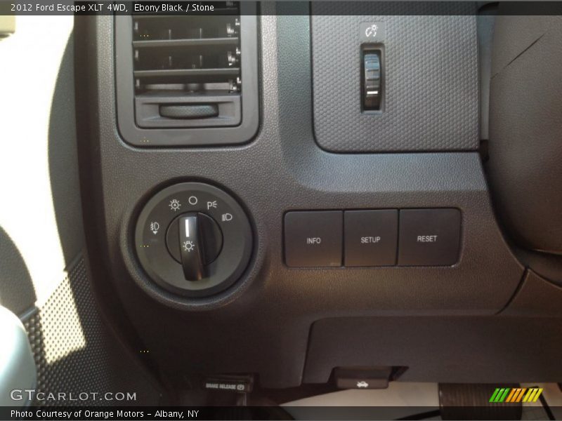 Ebony Black / Stone 2012 Ford Escape XLT 4WD