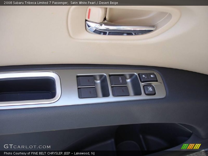 Satin White Pearl / Desert Beige 2008 Subaru Tribeca Limited 7 Passenger
