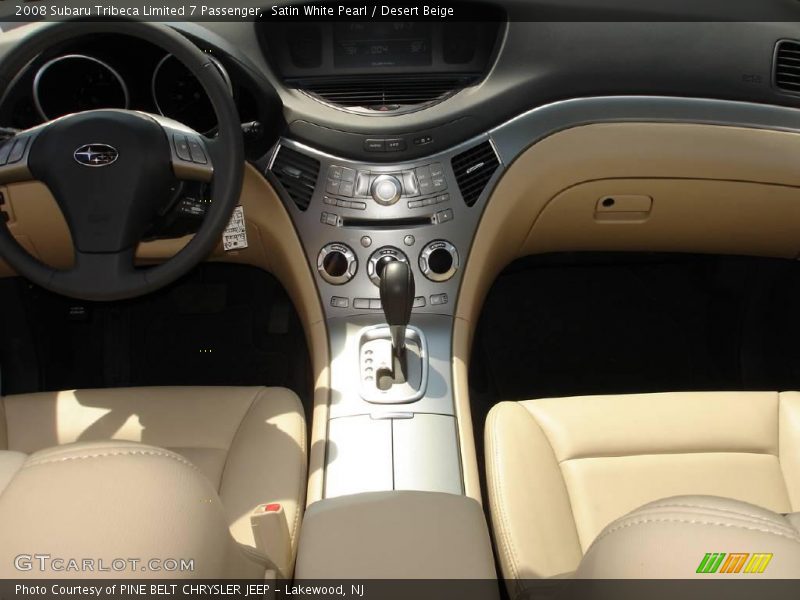 Satin White Pearl / Desert Beige 2008 Subaru Tribeca Limited 7 Passenger
