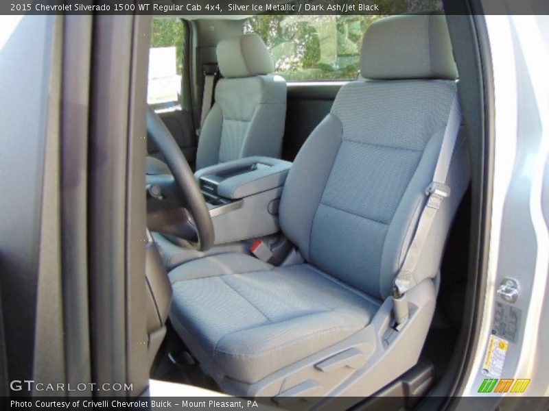 Silver Ice Metallic / Dark Ash/Jet Black 2015 Chevrolet Silverado 1500 WT Regular Cab 4x4