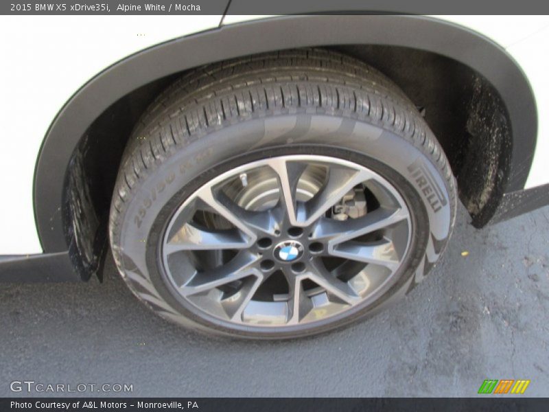 Alpine White / Mocha 2015 BMW X5 xDrive35i