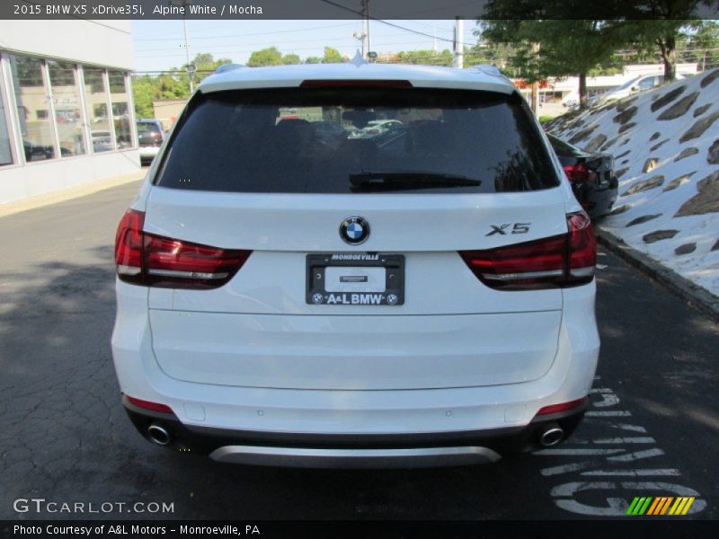 Alpine White / Mocha 2015 BMW X5 xDrive35i