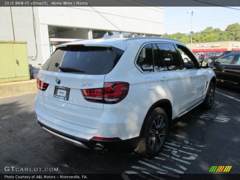 Alpine White / Mocha 2015 BMW X5 xDrive35i
