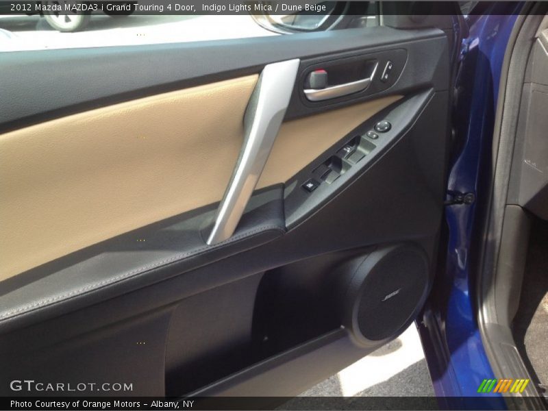 Indigo Lights Mica / Dune Beige 2012 Mazda MAZDA3 i Grand Touring 4 Door