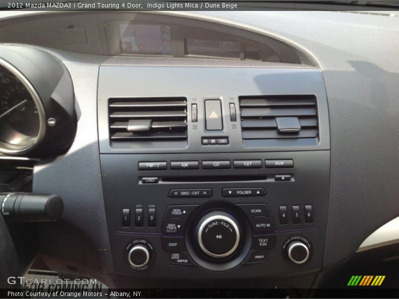 Indigo Lights Mica / Dune Beige 2012 Mazda MAZDA3 i Grand Touring 4 Door