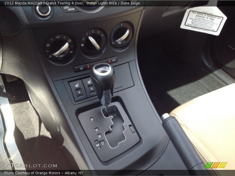 Indigo Lights Mica / Dune Beige 2012 Mazda MAZDA3 i Grand Touring 4 Door