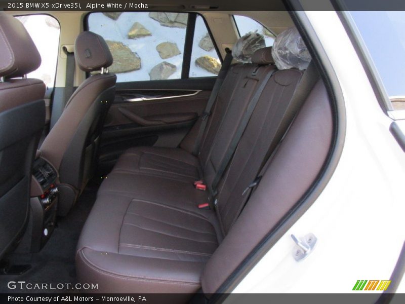Alpine White / Mocha 2015 BMW X5 xDrive35i