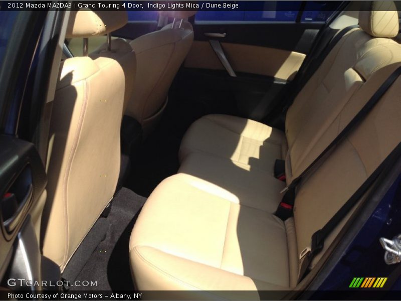 Indigo Lights Mica / Dune Beige 2012 Mazda MAZDA3 i Grand Touring 4 Door