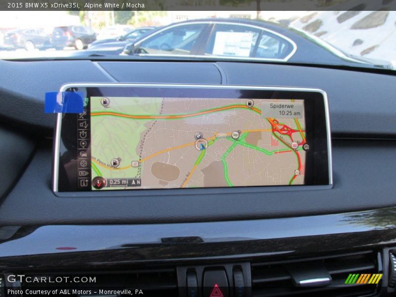 Alpine White / Mocha 2015 BMW X5 xDrive35i