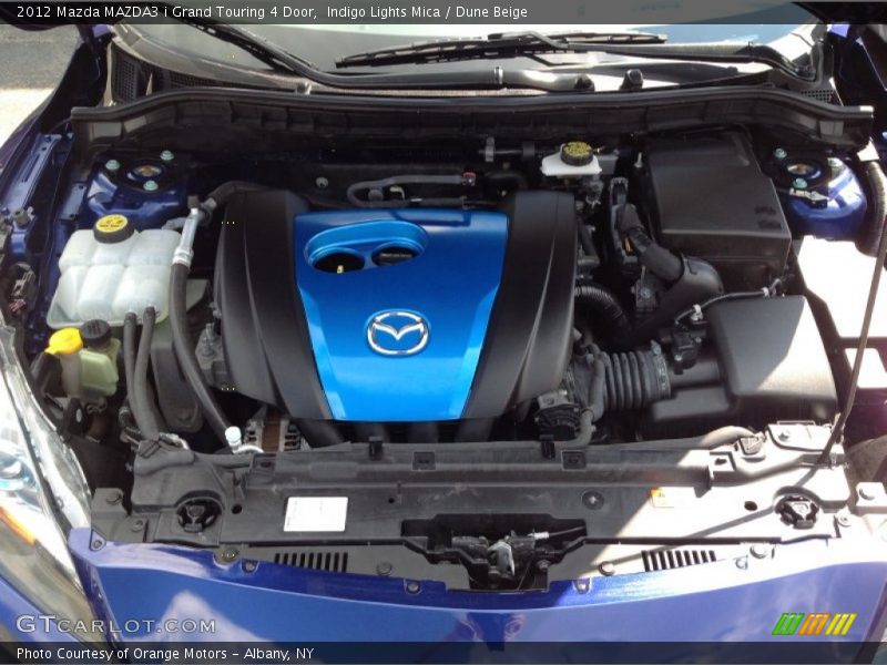 Indigo Lights Mica / Dune Beige 2012 Mazda MAZDA3 i Grand Touring 4 Door