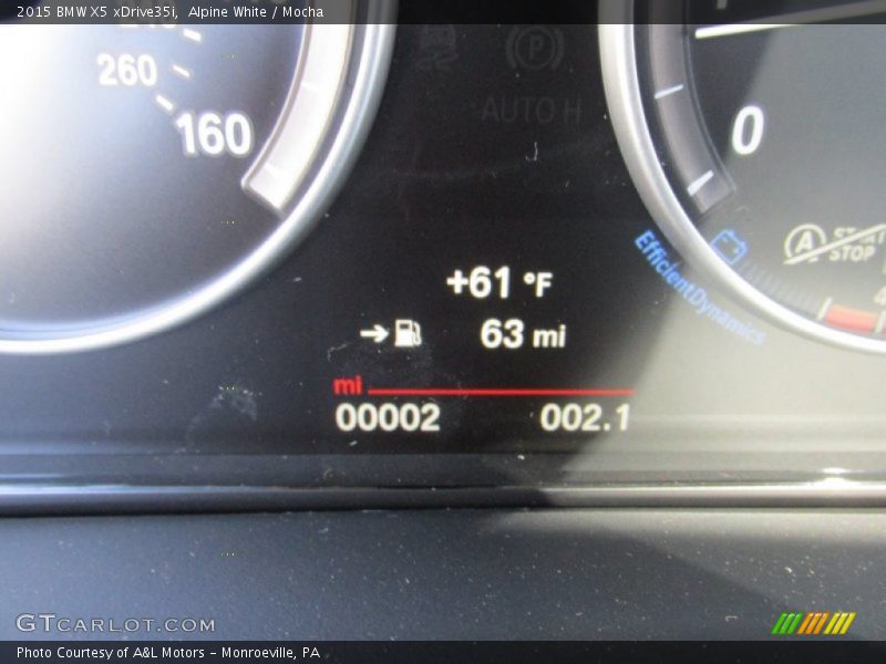 Alpine White / Mocha 2015 BMW X5 xDrive35i